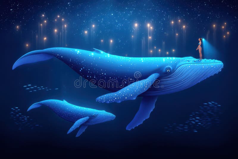 El fascinante arte del sueño en las ballenas