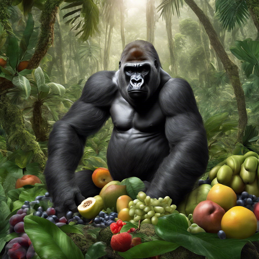 Alimentación de los gorilas: secretos de su dieta